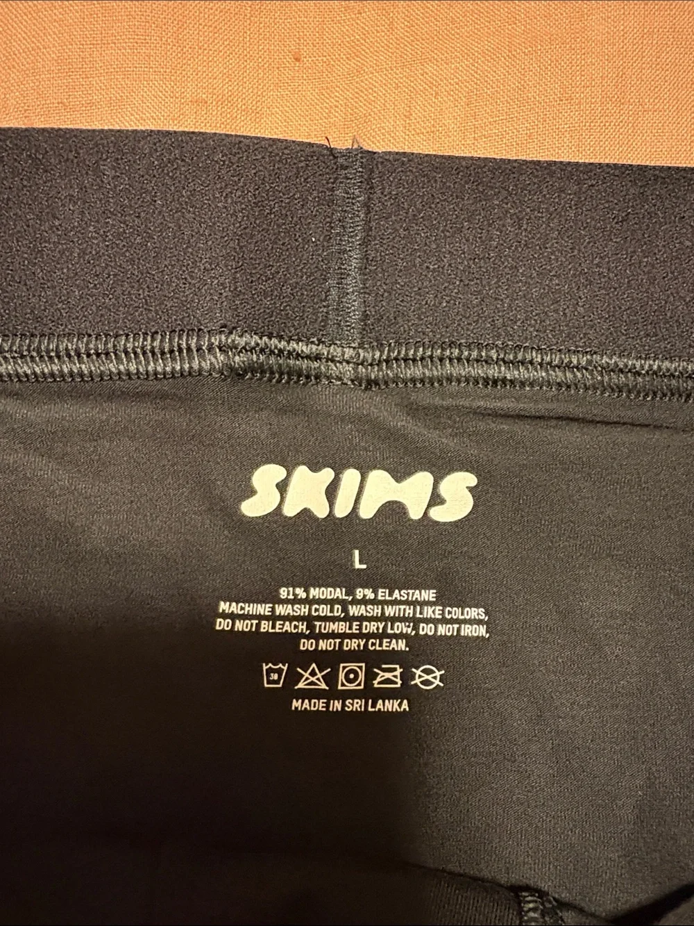 NWT SKIMS Black Men's Stretch Boxer Briefs Large